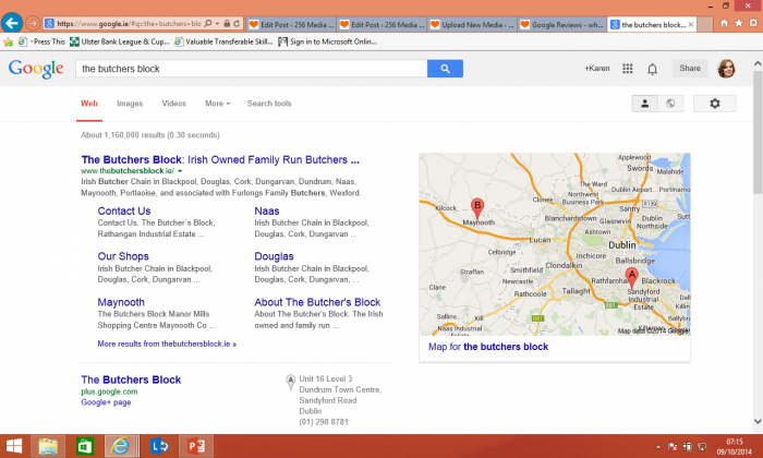 Buthers Block Google review