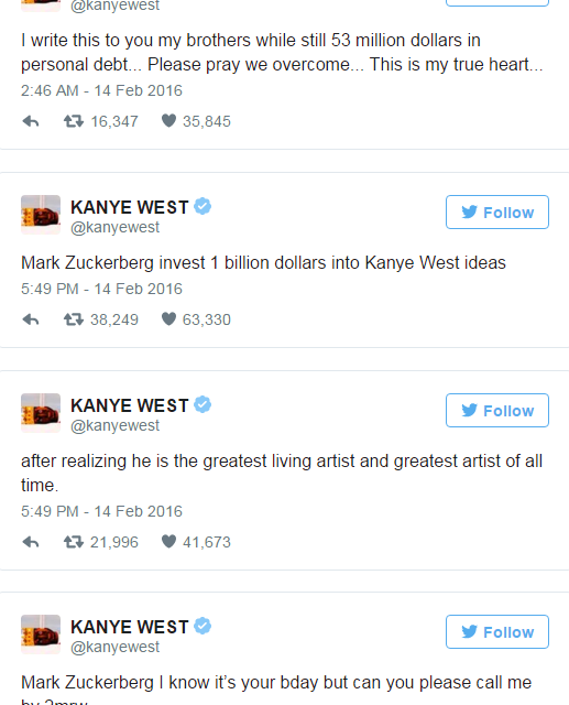 Kanye West Marketing Twitter