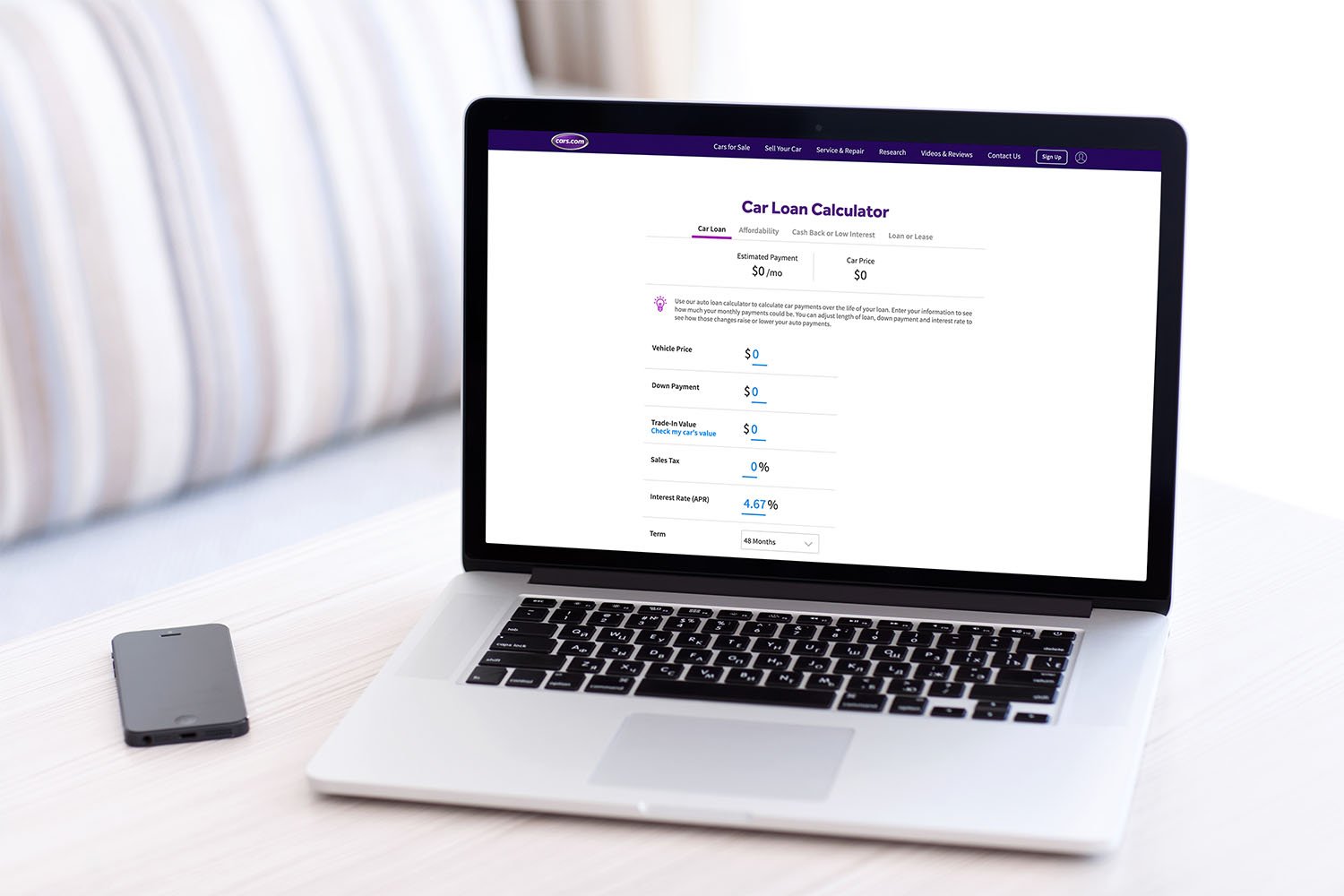 Cars.com’s Loan Calculator